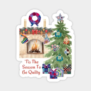 'Tis The Season To Be Quilty Magnet