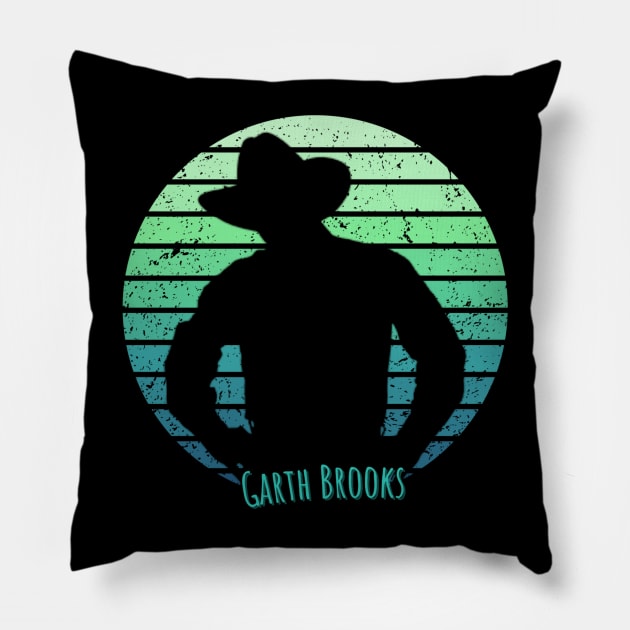 Garth Brooks Pillow by Chessfluencer