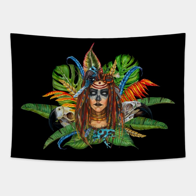 Witchcraft wicca Tapestry by Merilinwitch