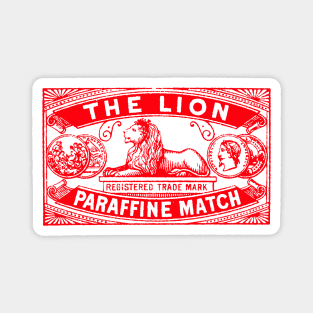 Lion Vintage Matchbook Magnet