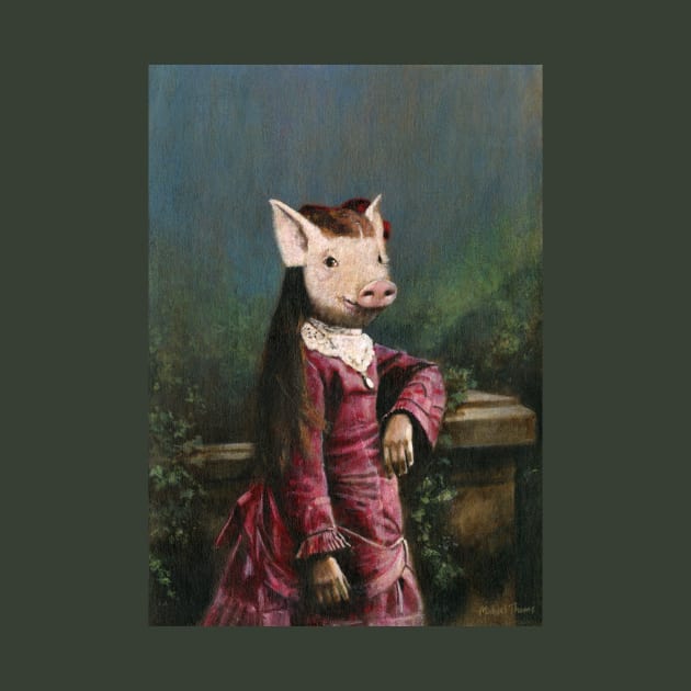 Victorian Piglet Girl by mictomart