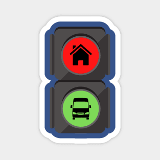 Van Crosswalk Sign Magnet