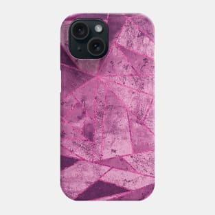 Pretty Pink and Purple Geometric Pattern Phone Case