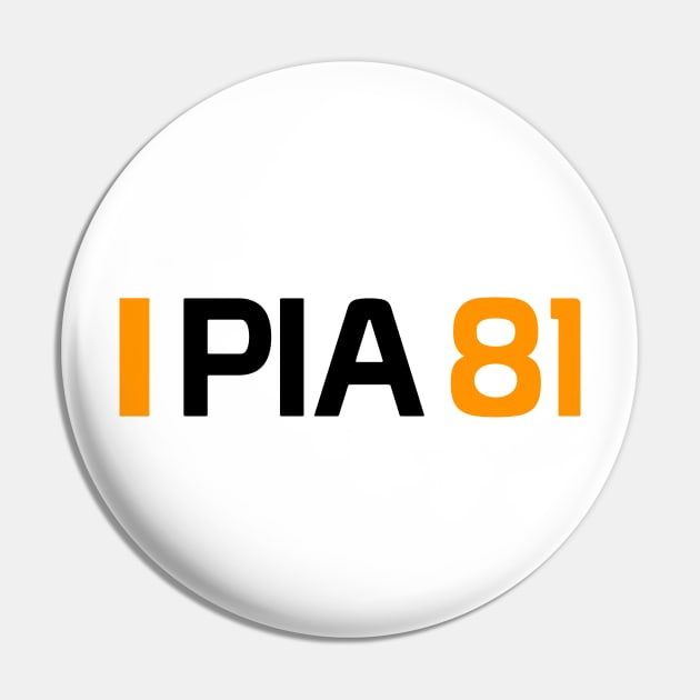 PIA 81 Design Pin by Hotshots