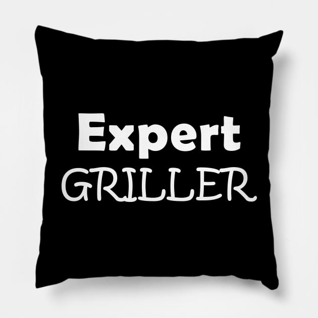 Expert Griller Pillow by Turnersartandcrafts