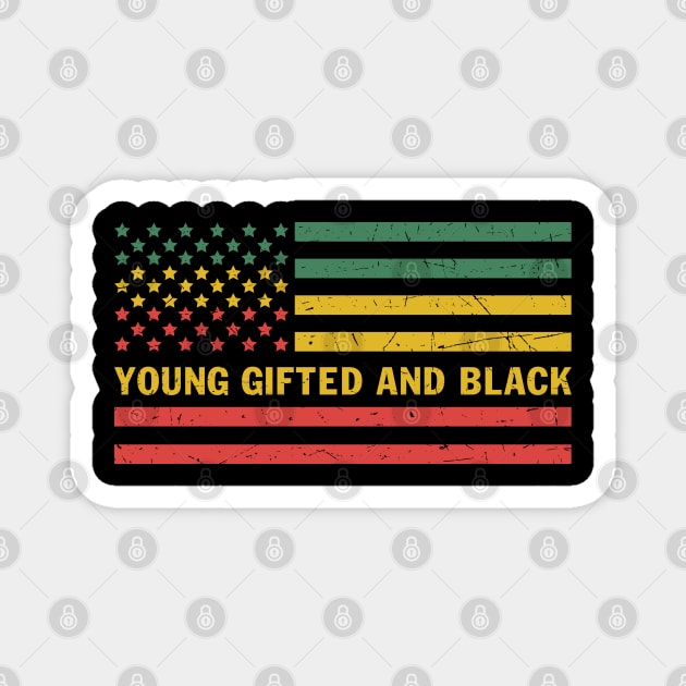 Young gifted and black Magnet by UrbanLifeApparel