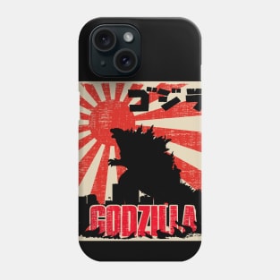 Japanese GODZILLA Tokyo Vintage Phone Case