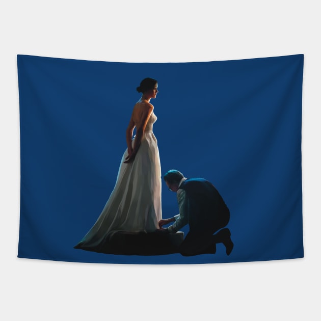 Phantom Thread - Alma and Reynolds Tapestry by chrisayerscreative