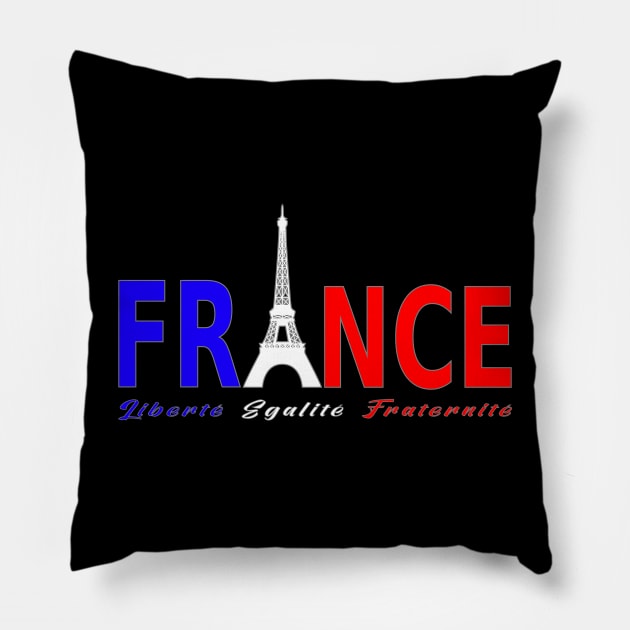 french liberty fraternity equality Pillow by slawers