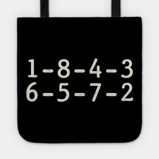 1843 ~ 1-8-4-3-6-5-7-2 Firing Order Funny Tote