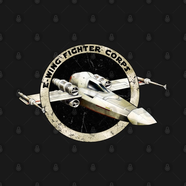 E - WING FIGHTER CORPS GOLDEN by mamahkian