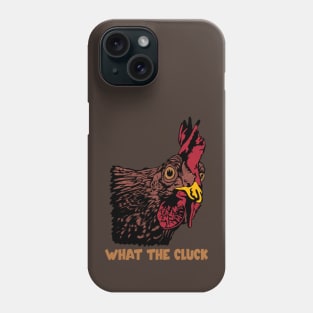 Chicken Looking Around the Corner Phone Case