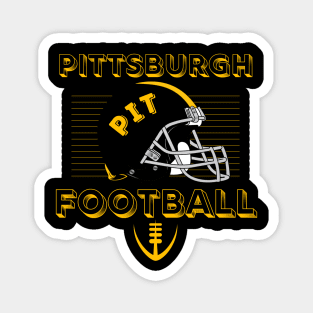 Pittsburgh Football Vintage Style Magnet