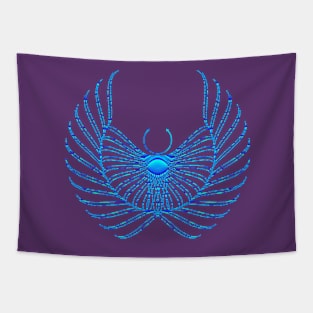 blue phenix Tapestry