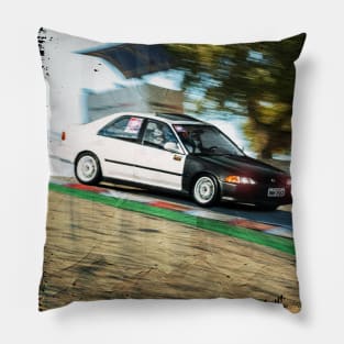 JDM Civic in Laguna Seca Pillow