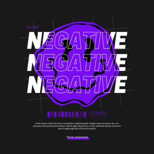 negative text T-Shirt