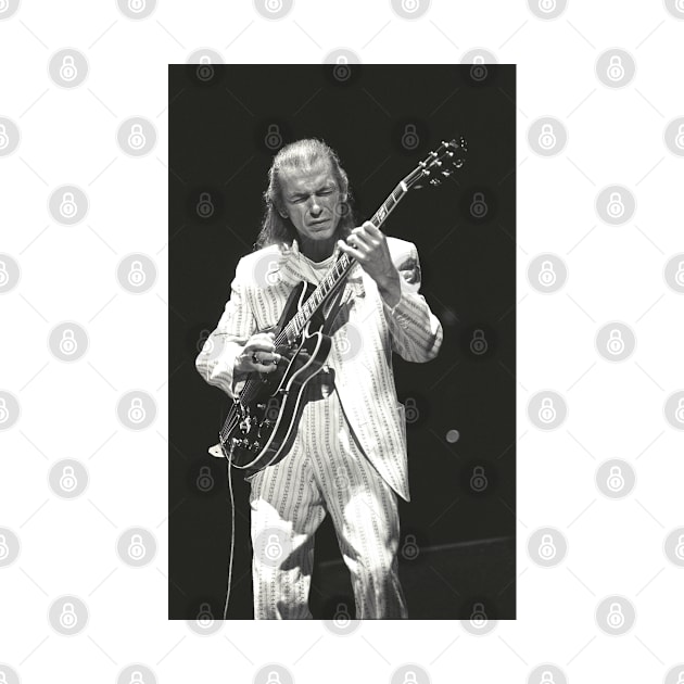 Steve Howe BW Photograph by Concert Photos