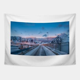 Hamnoy Bridge Tapestry