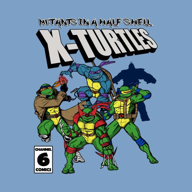 X-Turtles Mutants in a half shell by LegendaryPhoenix