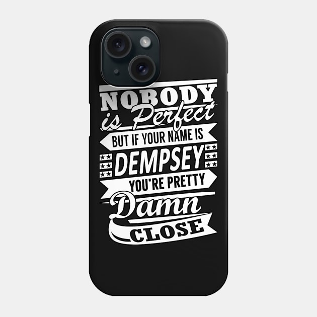 DEMPSEY Phone Case by reginiamaxwell32