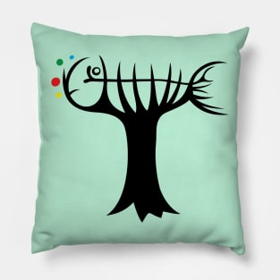 Tree and Fish Pillow