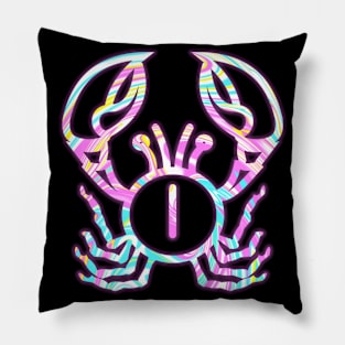 PSYCHDELIC CRAB Pillow