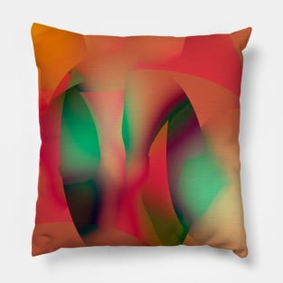 Colorful Misty Gradient 09 - Fever Colors Pillow