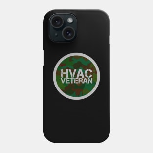 Hvac Veteran Green Camo Edit Phone Case