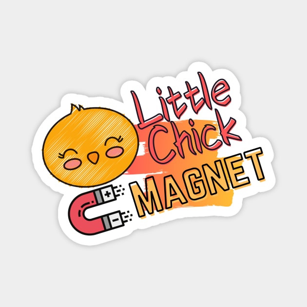 Little chick magnet Shirt Magnet by AYDigitalDesign