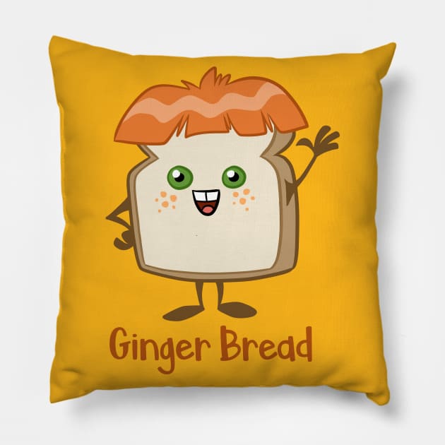 Ginger Bread Pillow by binarygod