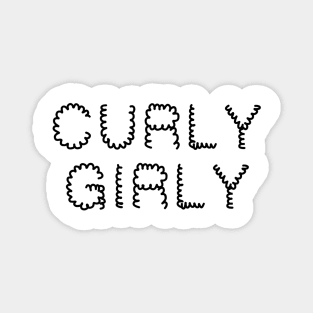 Curly Girly Magnet