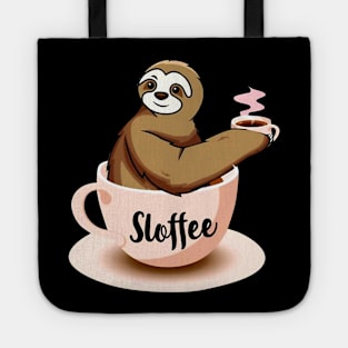 Sloffee Sloth Coffee Funny Tote