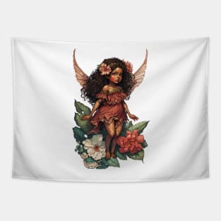 Hibiscus Flower Fairy Girl Cute Hawaii Cicely Mary Barker Tapestry