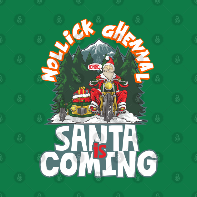 Discover Santa is Coming - Santa Is Coming - T-Shirt