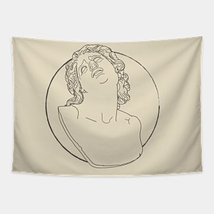 Alexander Dying uncolored Tapestry