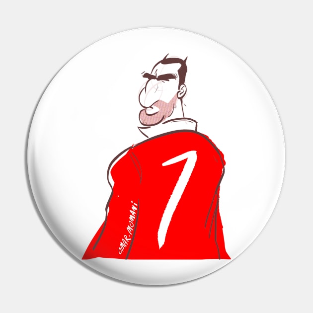 Eric Cantona Pin by Omar Momani