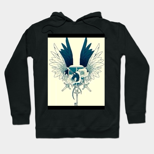 attack on titan wings of freedom hoodie