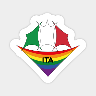 Italy pride flag Magnet