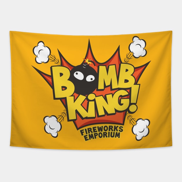 Bomb King Paladins Champion Logo Tapestry by dcmjs