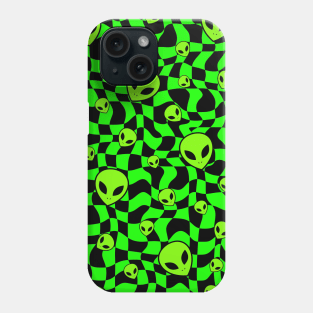 GREEN Aliens Phone Case