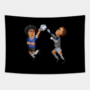 Maradona moment 8bit Tapestry