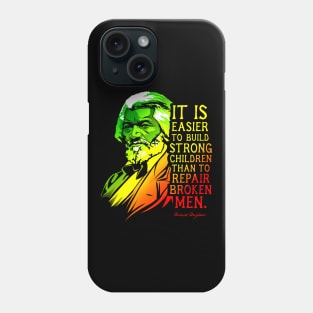 Frederick Douglass Quote Gift for Black History Month Phone Case