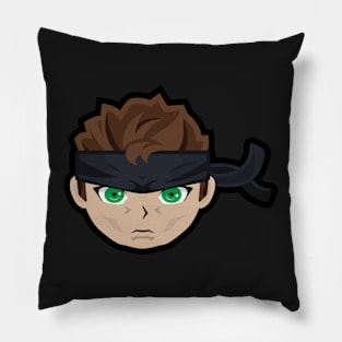 Metal Gear Solid - Solid Snake Chibi Sticker Pillow