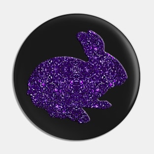 Cute Purple Bunny Rabbit Pin