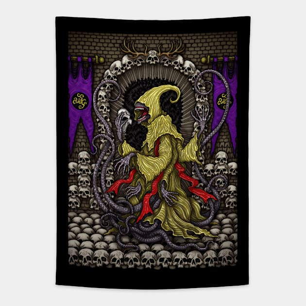 Catacombs of Carcosa - Azhmodai 2020 Tapestry by azhmodai