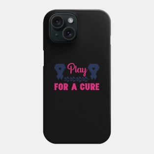 play for a cure Phone Case