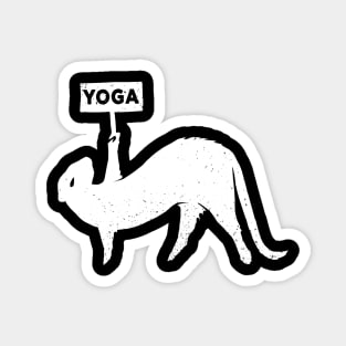 Yoga Ferret Magnet