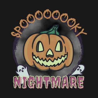 Pumpkin Spooky Nightmare Halloween T-Shirt