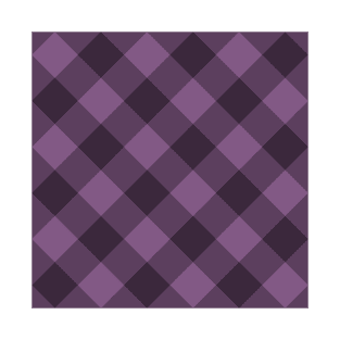 Purple Plaid (V1) T-Shirt