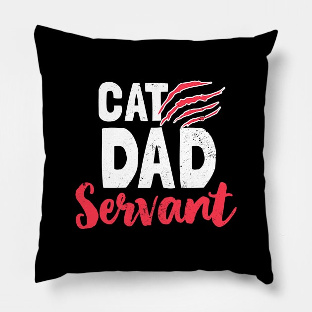 Cat Servant Shirt | Dad Gift Pillow by Gawkclothing